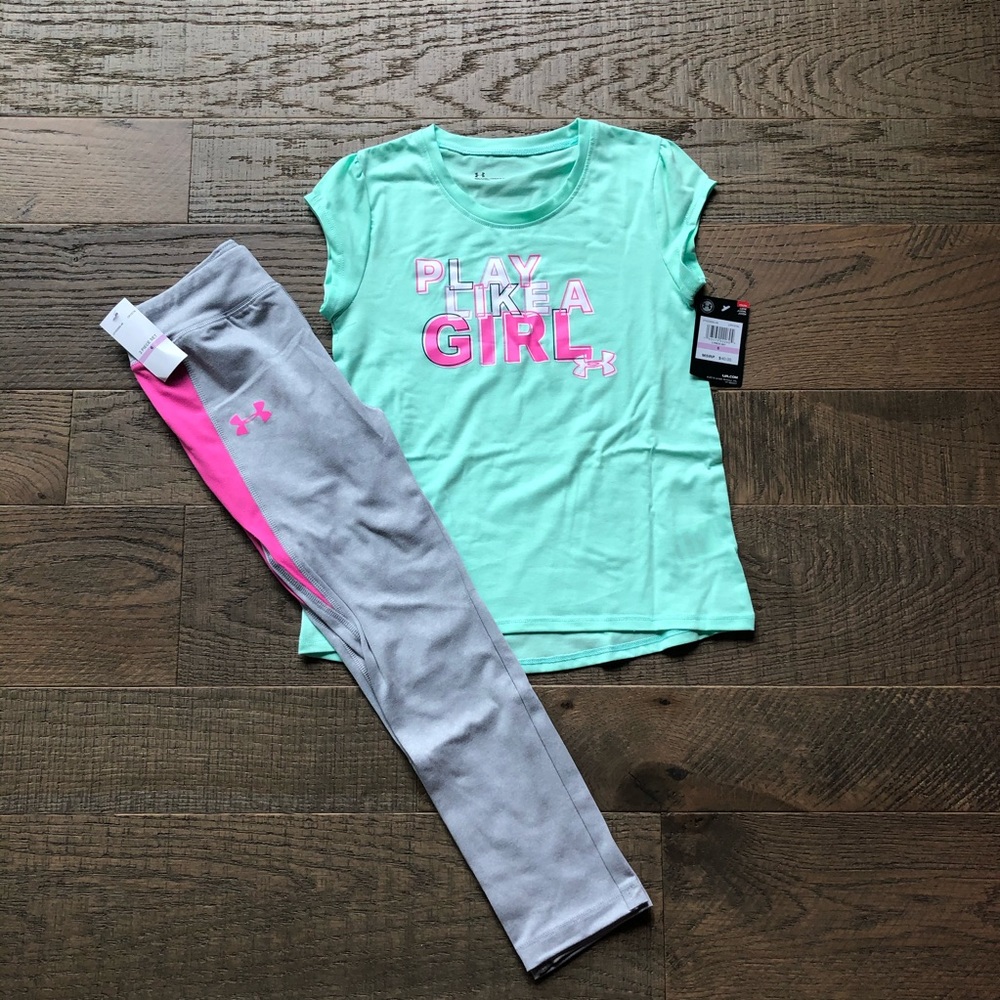 Under Armour Girls “Play Like A Girl” Outfit